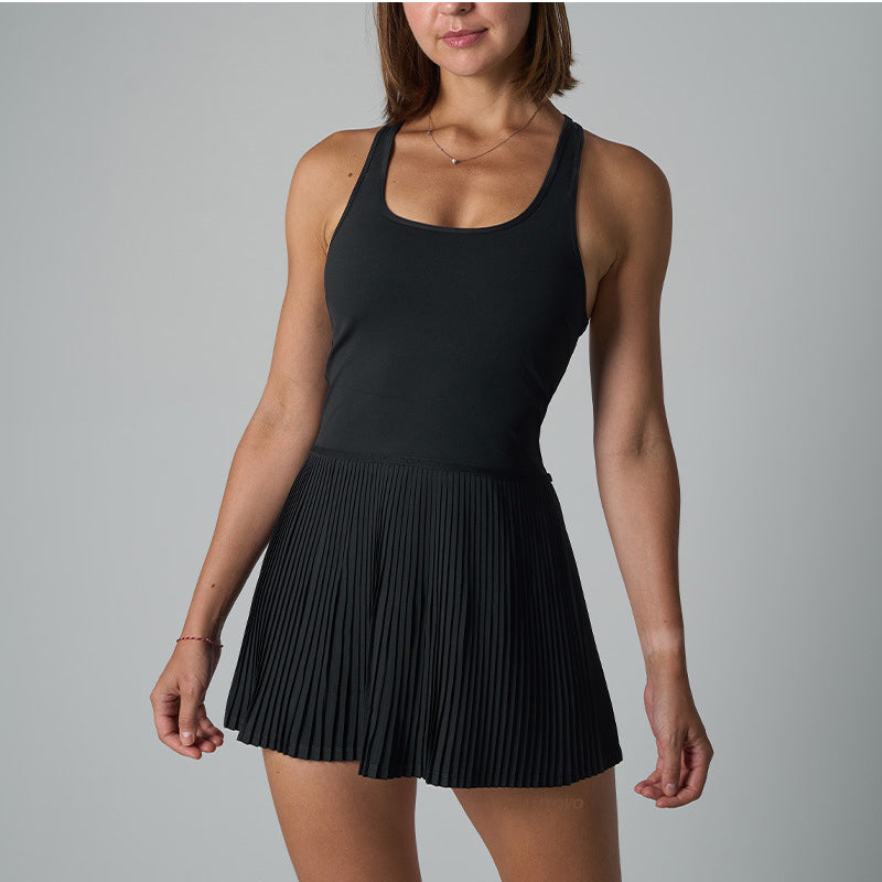 Zolen Athletic Dress - Racerback & Pleated Skirt