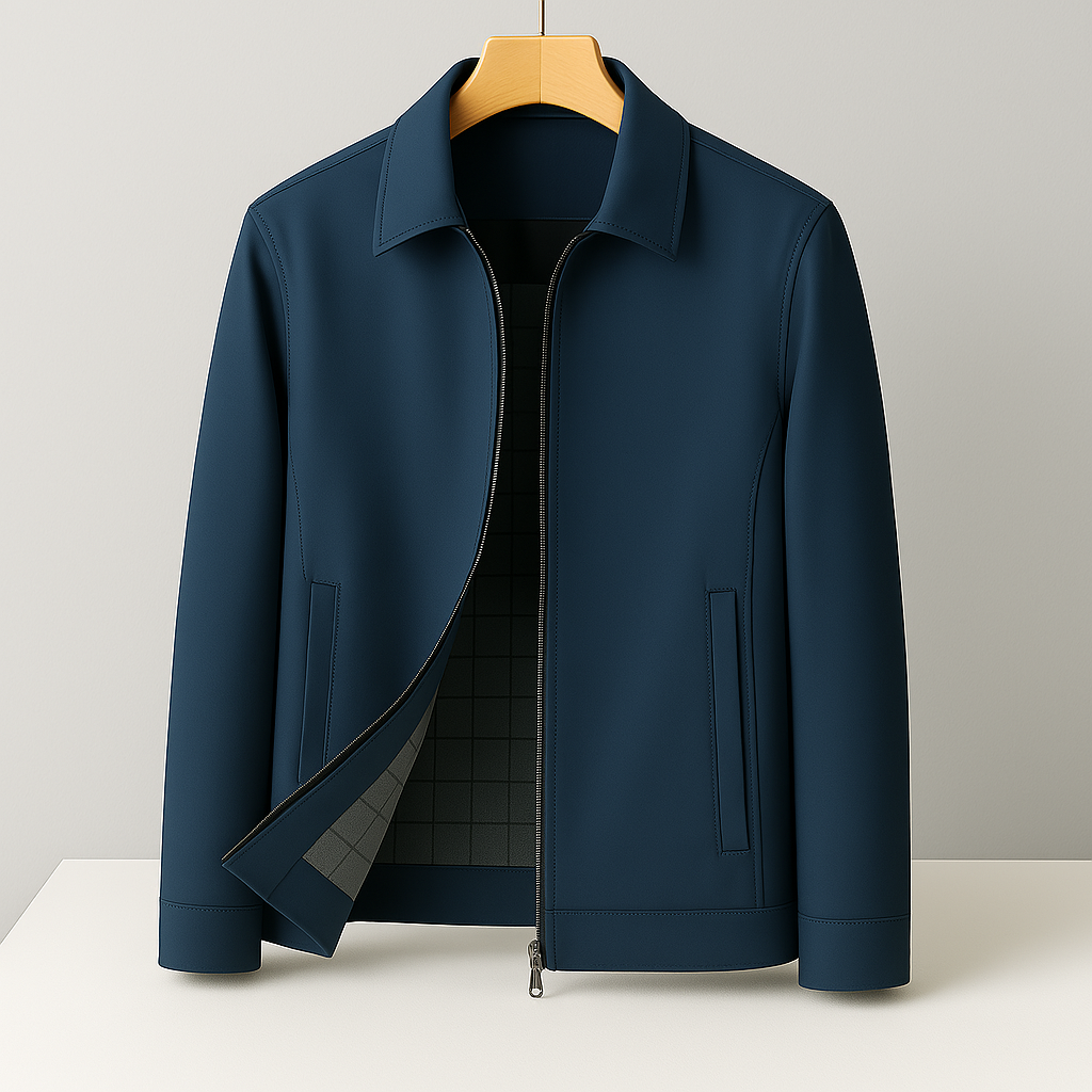 Boris Lightweight Jacket – Minimalist Zip-Up