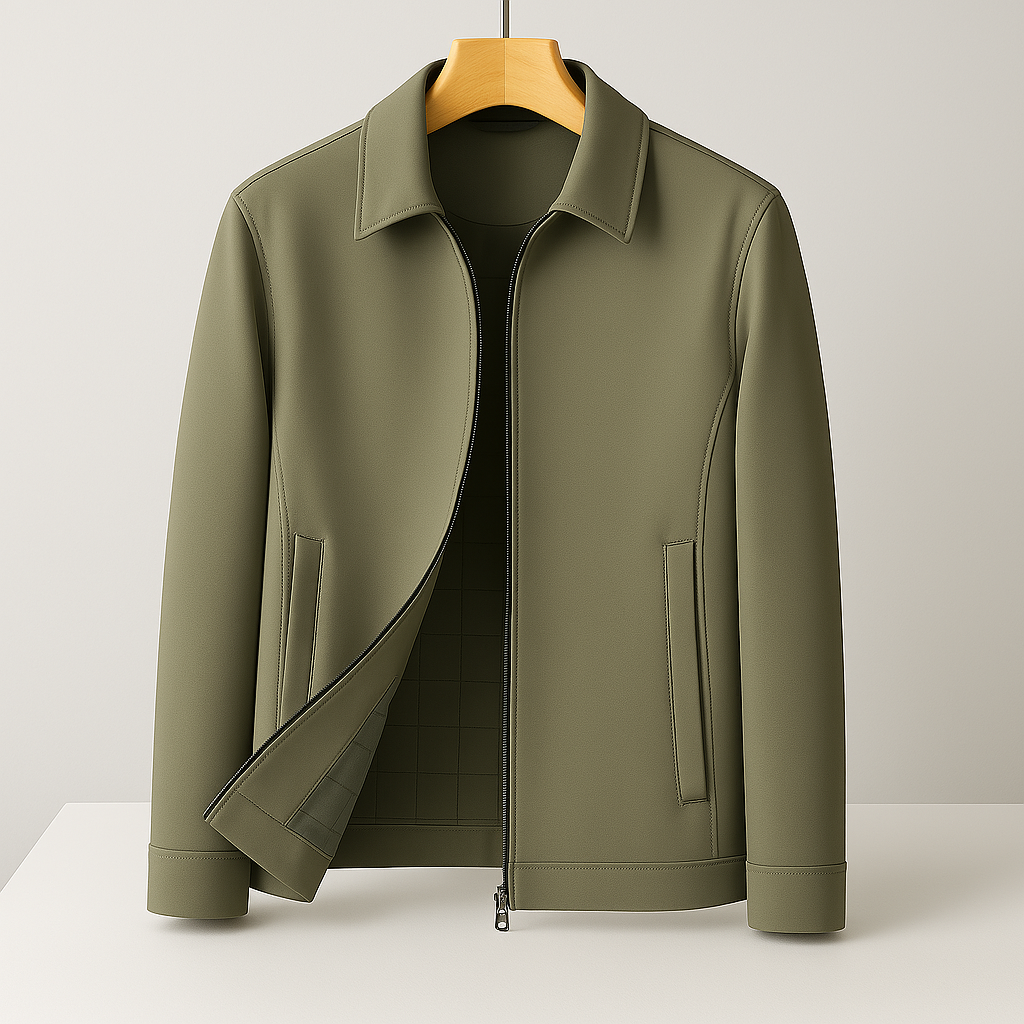 Boris Lightweight Jacket – Minimalist Zip-Up