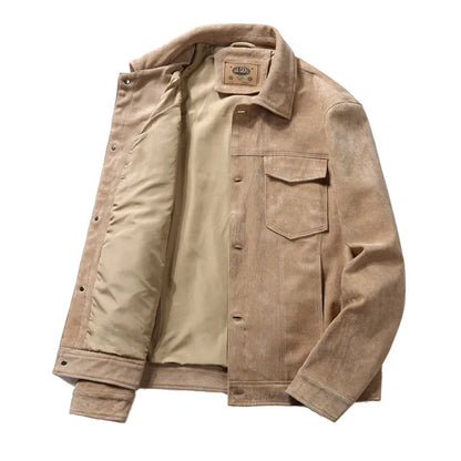 Calver Suede Jacket – Premium Trucker Style