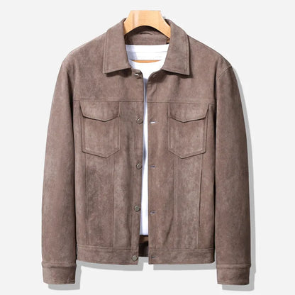 Calver Suede Jacket – Premium Trucker Style