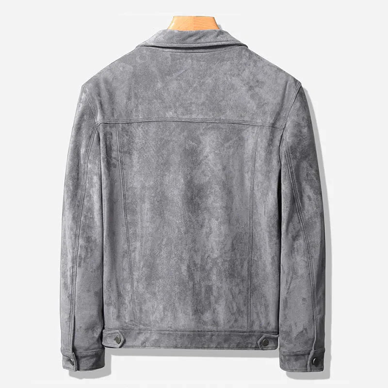 Calver Suede Jacket – Premium Trucker Style
