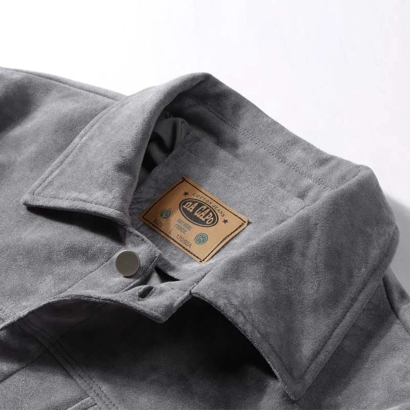 Calver Suede Jacket – Premium Trucker Style