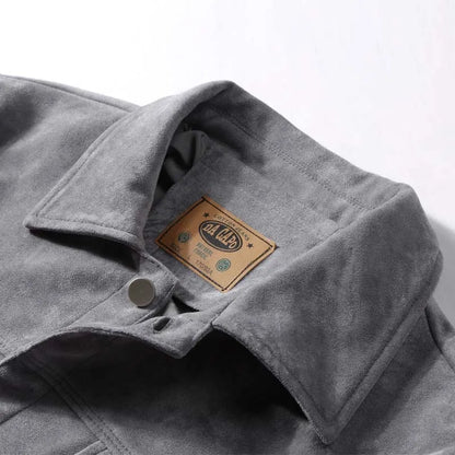 Calver Suede Jacket – Premium Trucker Style