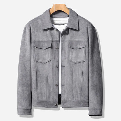 Calver Suede Jacket – Premium Trucker Style