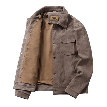 Calver Suede Jacket – Premium Trucker Style