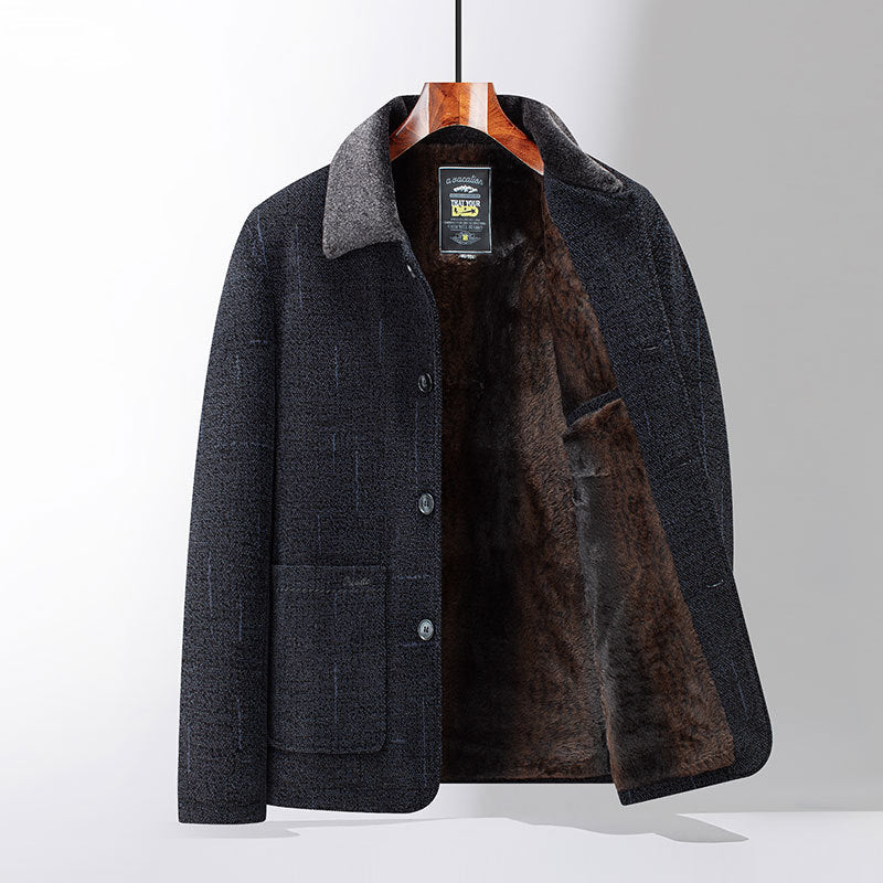 Wren Wool Coat – Fleece-Lined, Tailored Fit