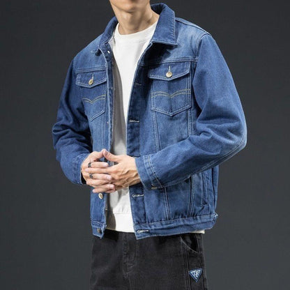 Bluor Denim Jacket – Plush-Lined Classic Cotton Blend