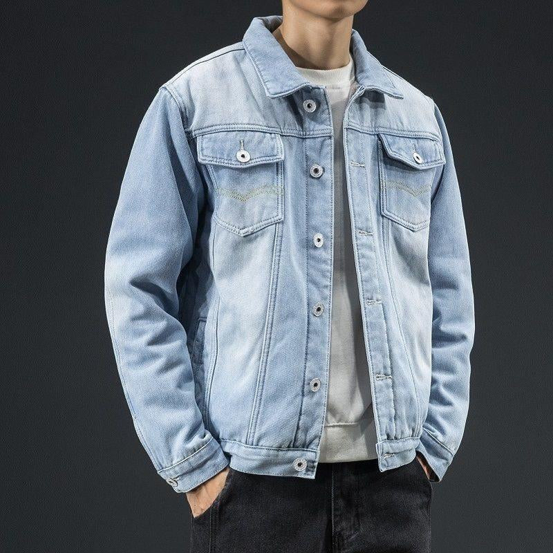 Bluor Denim Jacket – Plush-Lined Classic Cotton Blend