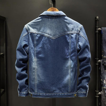 Bluor Denim Jacket – Plush-Lined Classic Cotton Blend