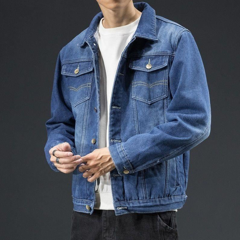 Bluor Denim Jacket – Plush-Lined Classic Cotton Blend