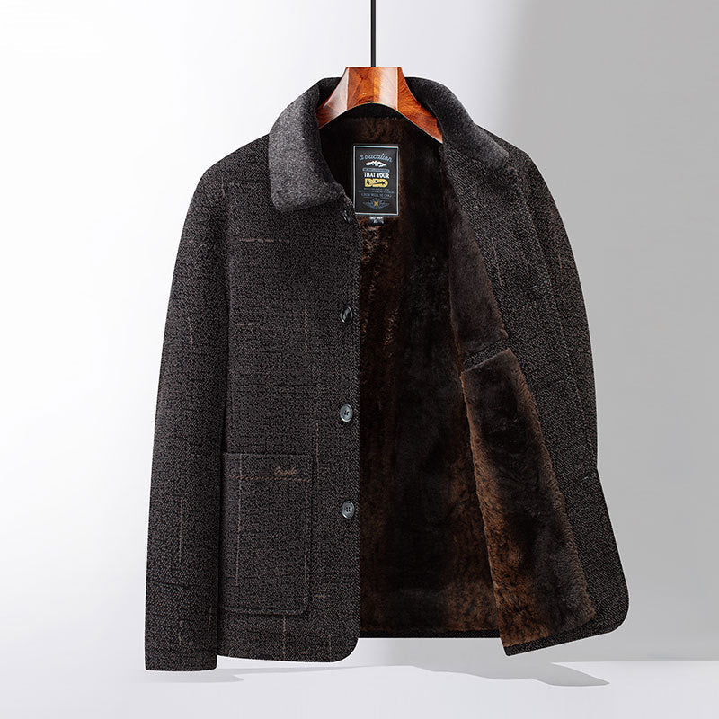 Wren Wool Coat – Fleece-Lined, Tailored Fit