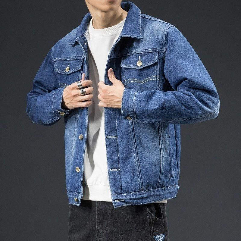 Bluor Denim Jacket – Plush-Lined Classic Cotton Blend