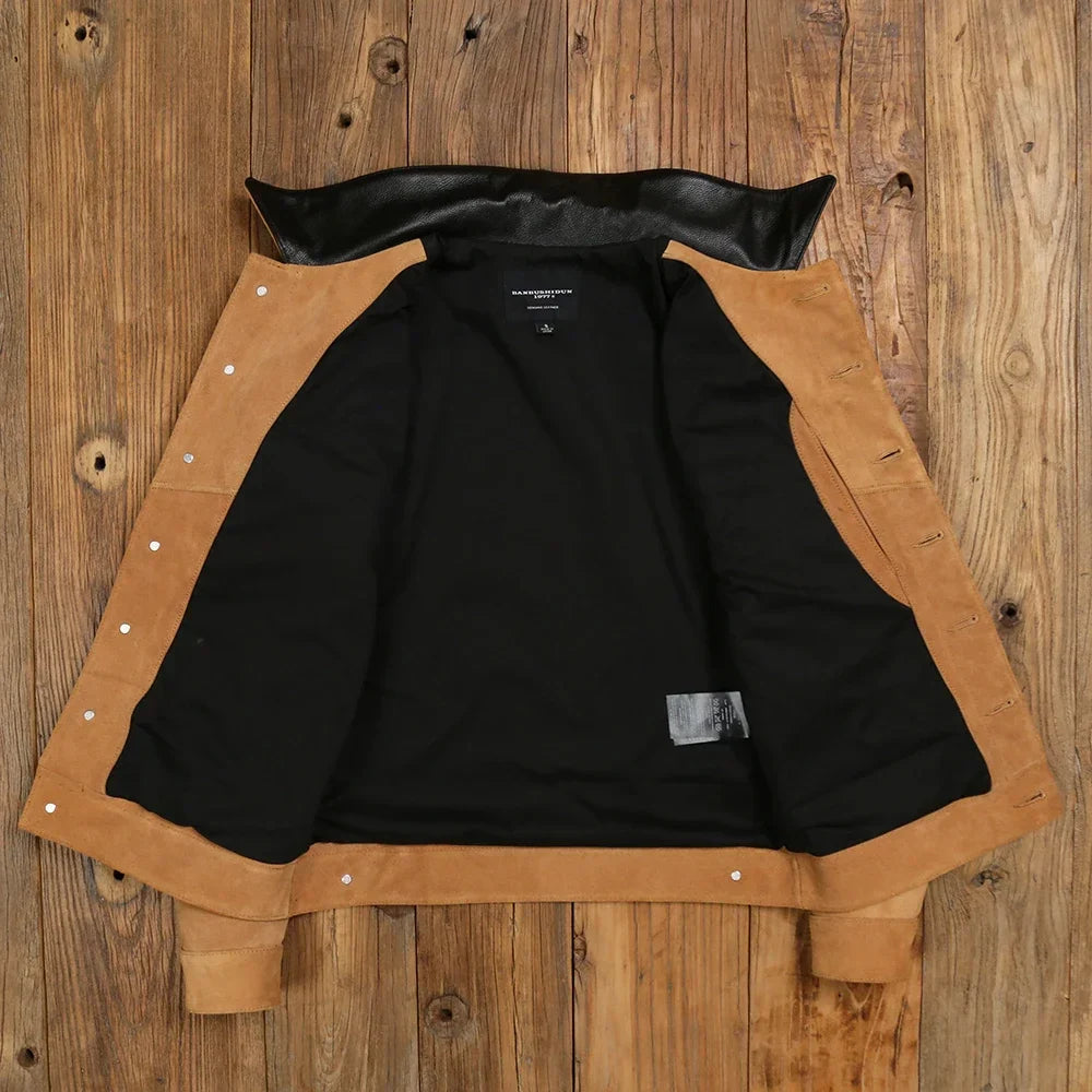 Casper Suede Trucker Jacket – Fall & Winter Outerwear