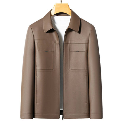 Reed Genuine Leather Jacket – Modern Fit & Real Leather