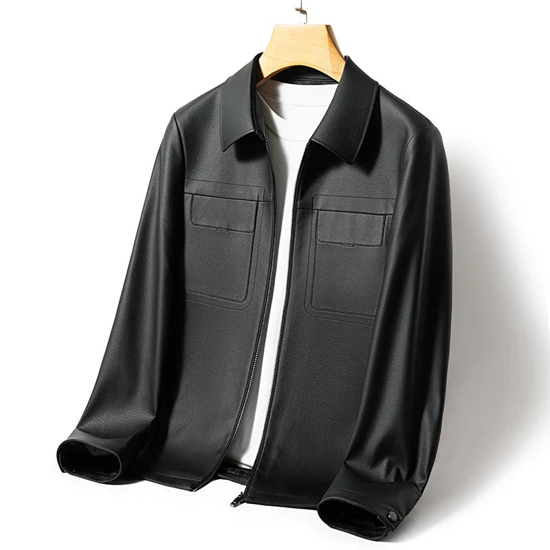 Reed Genuine Leather Jacket – Modern Fit & Real Leather