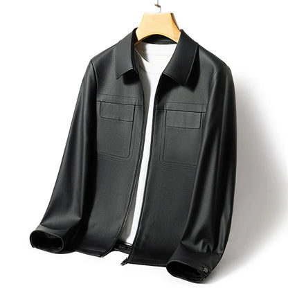 Reed Genuine Leather Jacket – Modern Fit & Real Leather