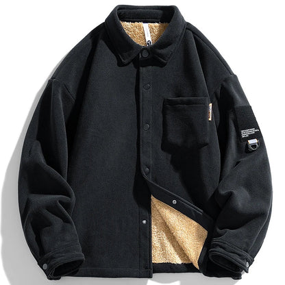 Raver Jacket – Textured Fleece with Warm Plush Lining