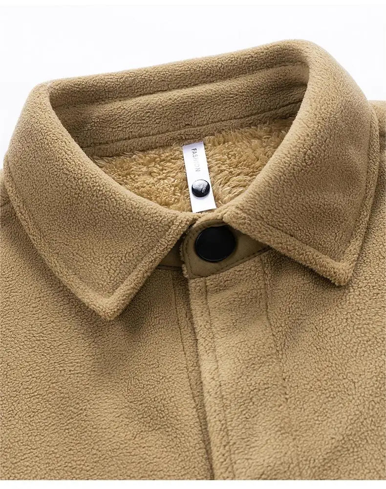 Raver Jacket – Textured Fleece with Warm Plush Lining