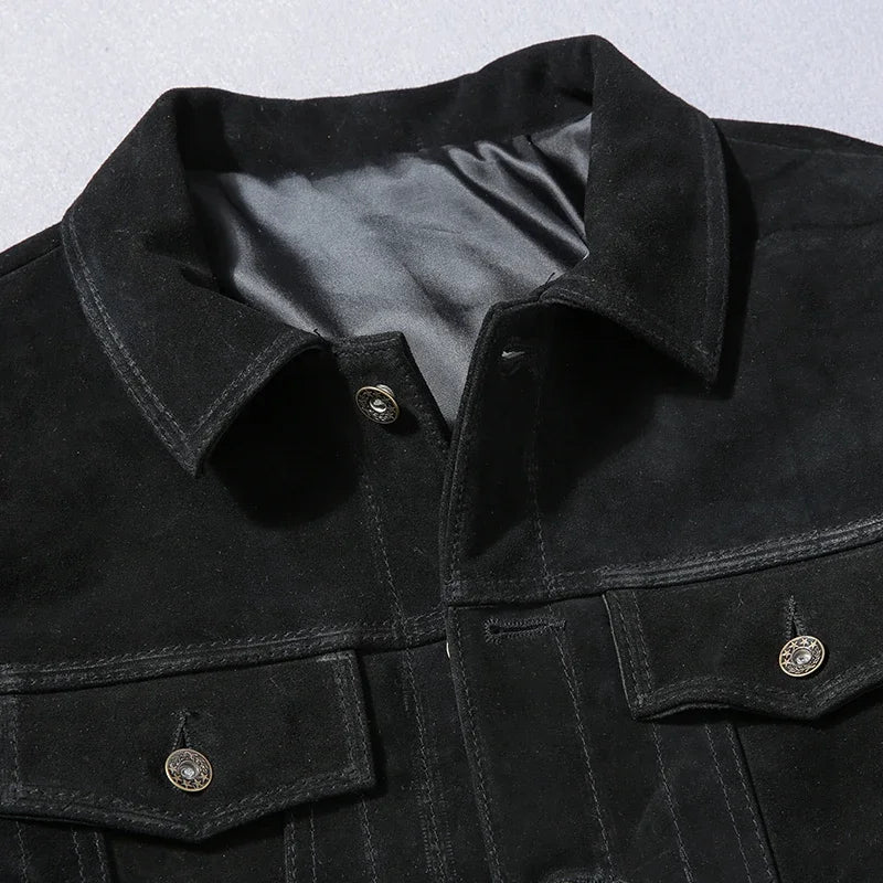 Casper Suede Trucker Jacket – Fall & Winter Outerwear