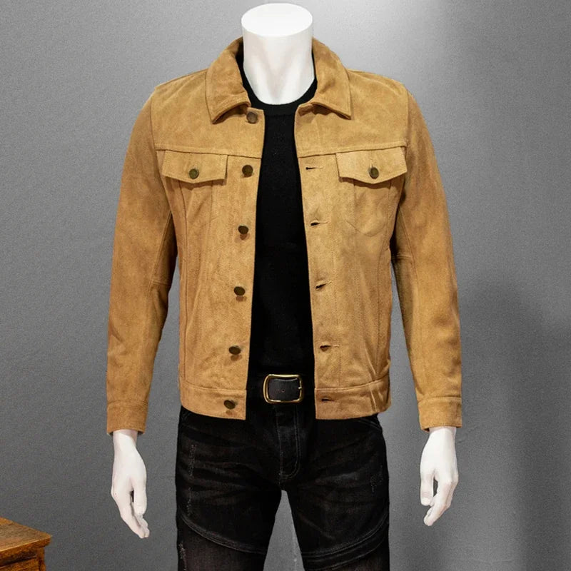 Casper Suede Trucker Jacket – Fall & Winter Outerwear