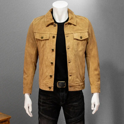 Casper Suede Trucker Jacket – Fall & Winter Outerwear