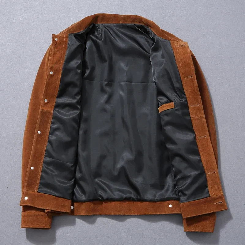 Casper Suede Trucker Jacket – Fall & Winter Outerwear
