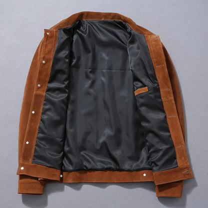 Casper Suede Trucker Jacket – Fall & Winter Outerwear