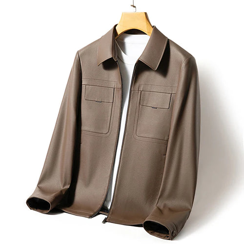 Reed Genuine Leather Jacket – Modern Fit & Real Leather