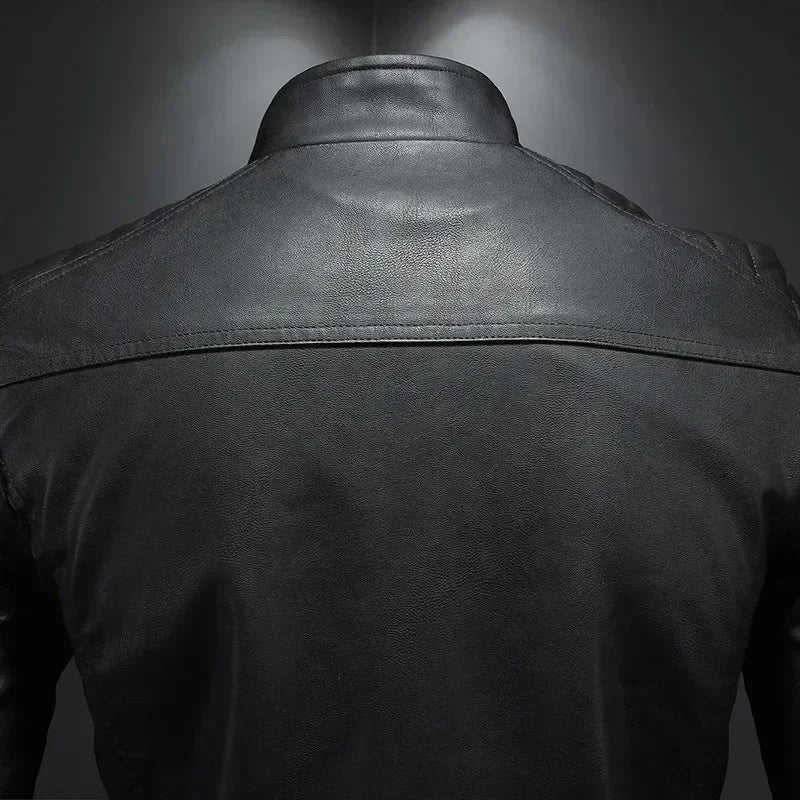Zenith Leather Jacket – Moto-Inspired Premium Zip-Up