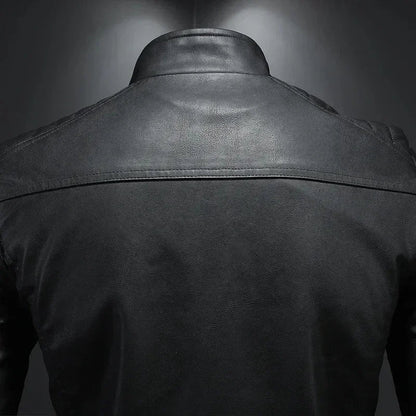Zenith Leather Jacket – Moto-Inspired Premium Zip-Up