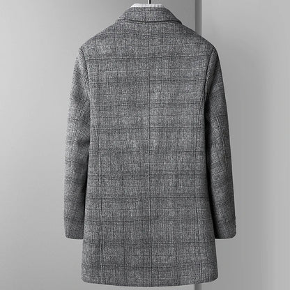 Ashton Wool Overcoat – Slim Tailored Men's Coat