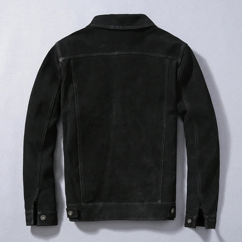 Casper Suede Trucker Jacket – Fall & Winter Outerwear