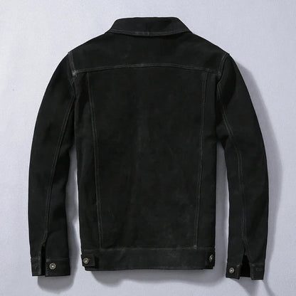 Casper Suede Trucker Jacket – Fall & Winter Outerwear