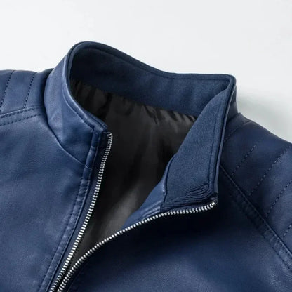 Zenith Leather Jacket – Moto-Inspired Premium Zip-Up