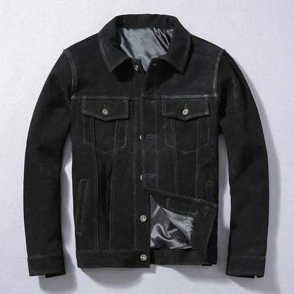 Casper Suede Trucker Jacket – Fall & Winter Outerwear