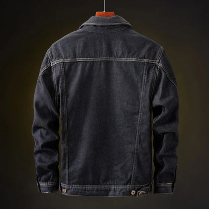 Bluor Denim Jacket – Plush-Lined Classic Cotton Blend