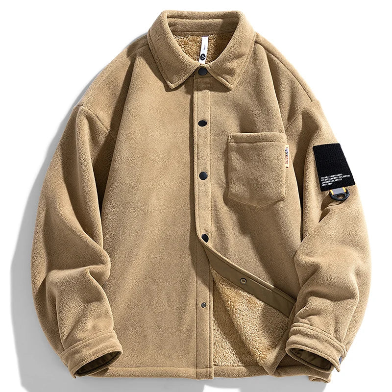 Raver Jacket – Textured Fleece with Warm Plush Lining