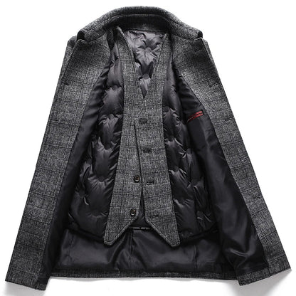 Ashton Wool Overcoat – Slim Tailored Men's Coat