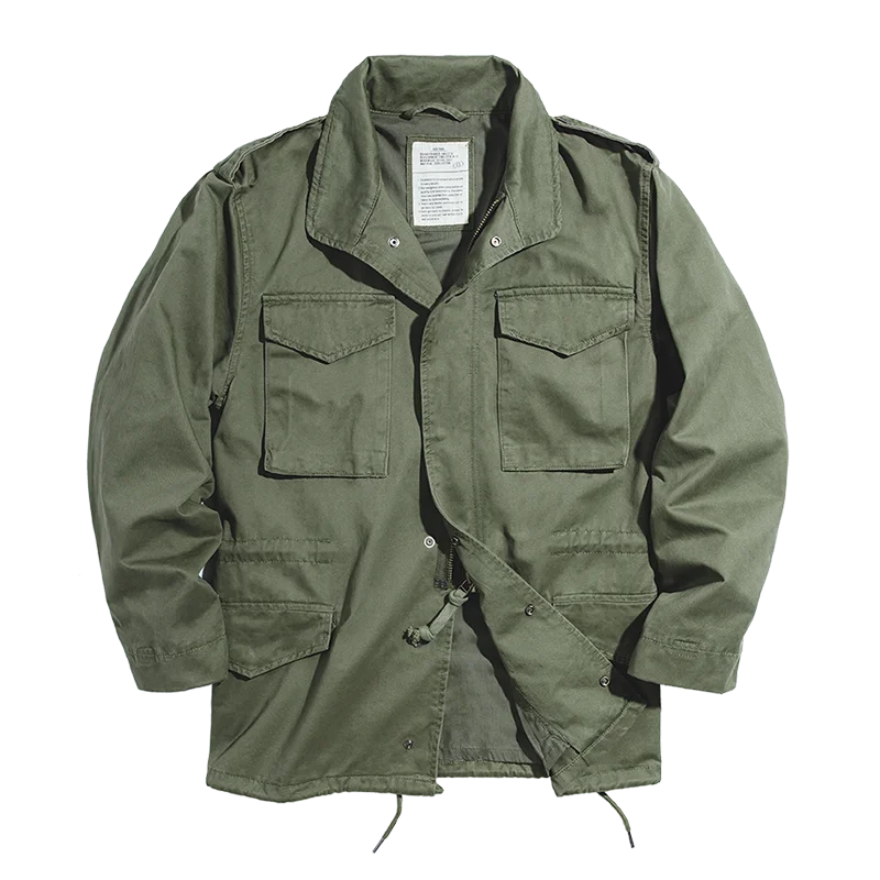 100% Cotton Vintage Military Jacket
