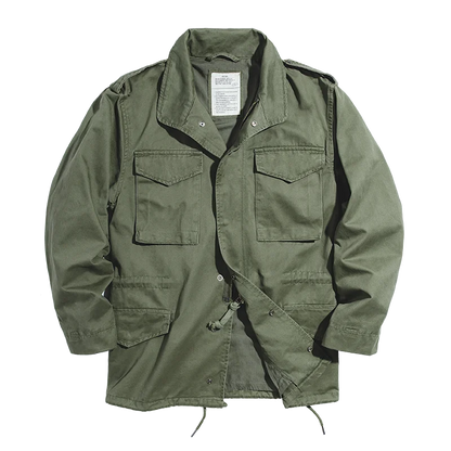 100% Cotton Vintage Military Jacket
