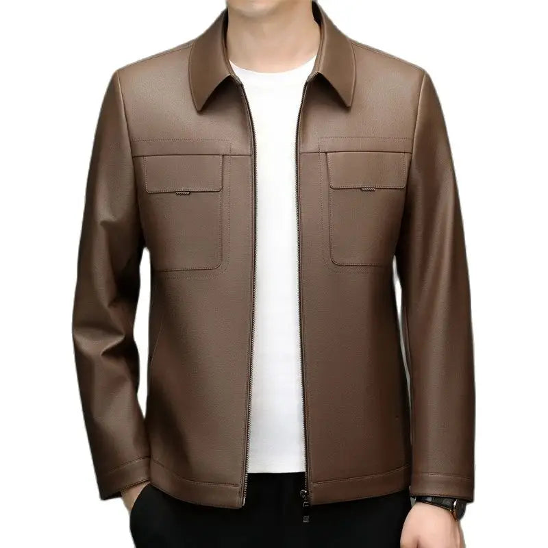 Reed Genuine Leather Jacket – Modern Fit & Real Leather