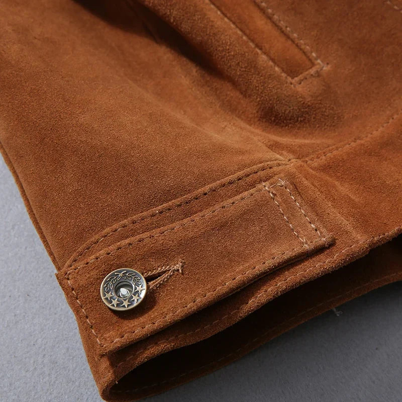 Casper Suede Trucker Jacket – Fall & Winter Outerwear