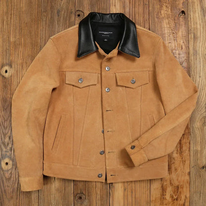 Casper Suede Trucker Jacket – Fall & Winter Outerwear