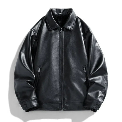 Aren Vegan Leather Jacket – Retro Tailored Fit
