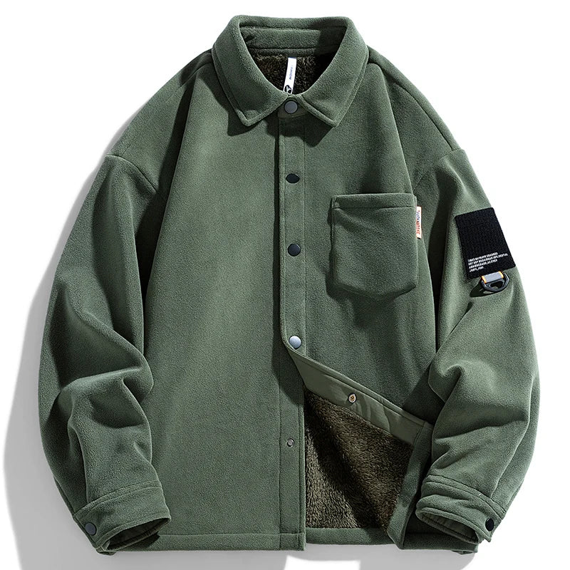 Raver Jacket – Textured Fleece with Warm Plush Lining