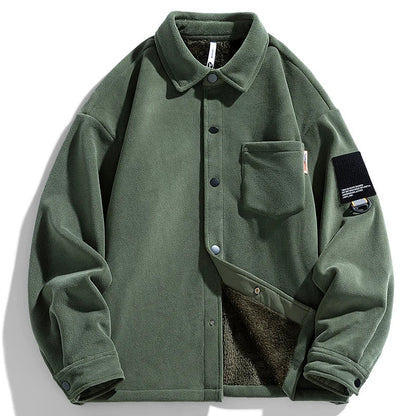 Raver Jacket – Textured Fleece with Warm Plush Lining