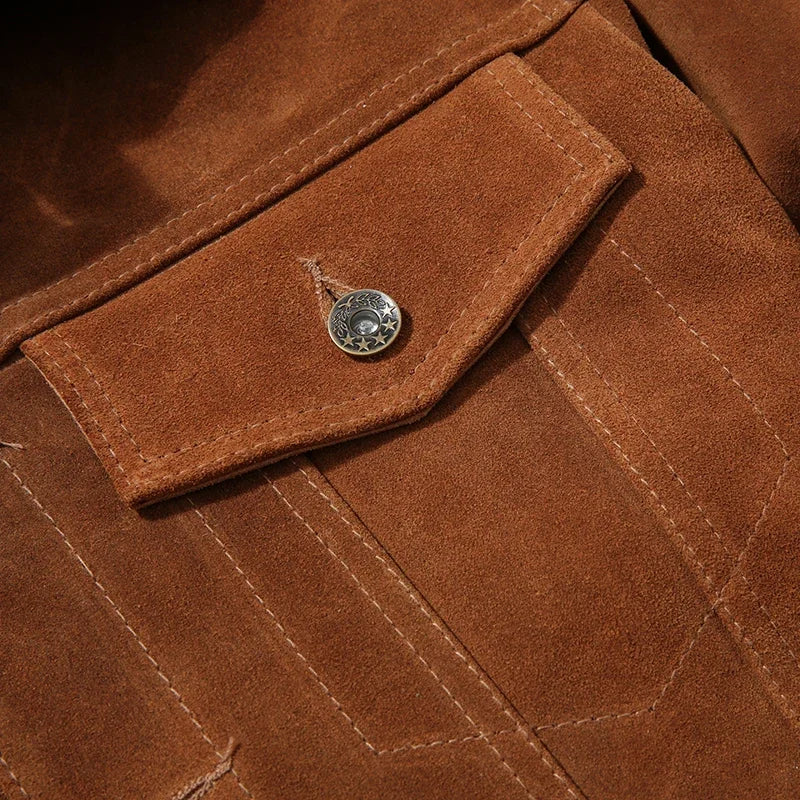 Casper Suede Trucker Jacket – Fall & Winter Outerwear