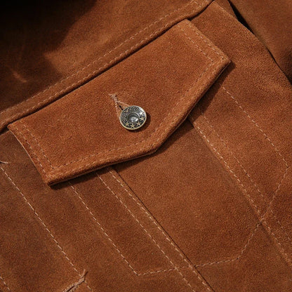 Casper Suede Trucker Jacket – Fall & Winter Outerwear