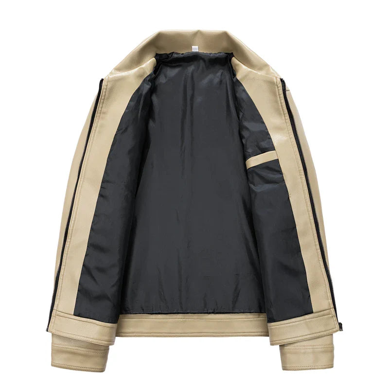 Aren Vegan Leather Jacket – Retro Tailored Fit